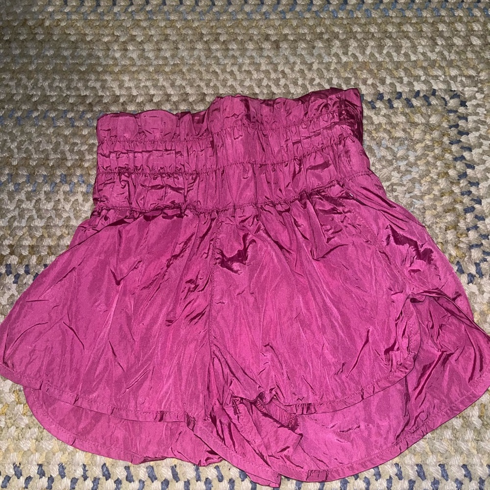 Stylish Magenta Women's Athletic Shorts
